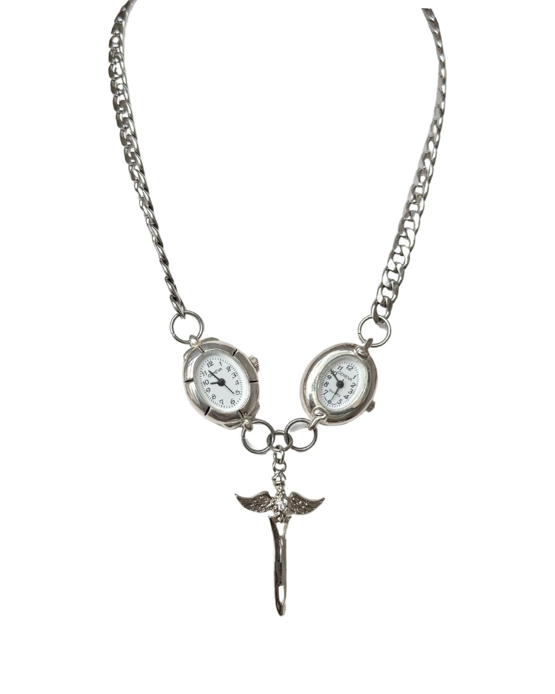 Double Sword Necklace