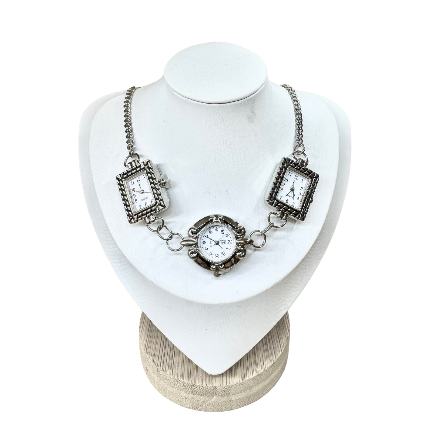 Brand Stainless Steel Watch Choker Necklace