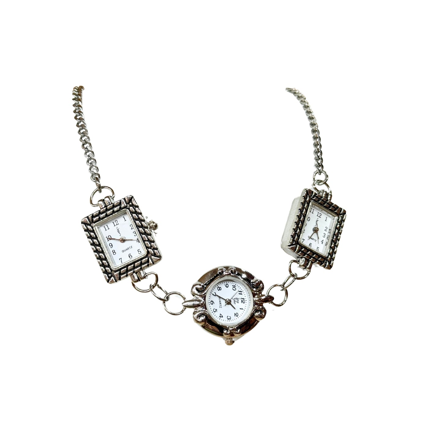 Brand Stainless Steel Watch Choker Necklace