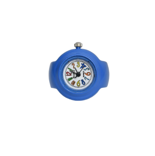 Blue Retro Watch Ring