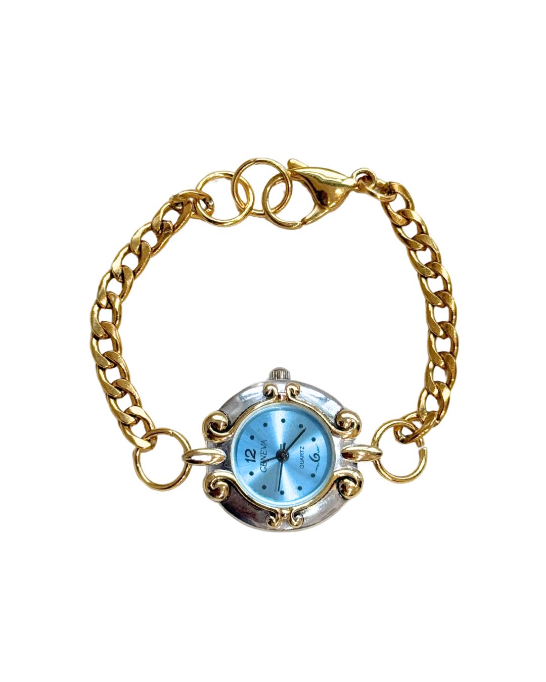 Blue Watch Gold Bracelet