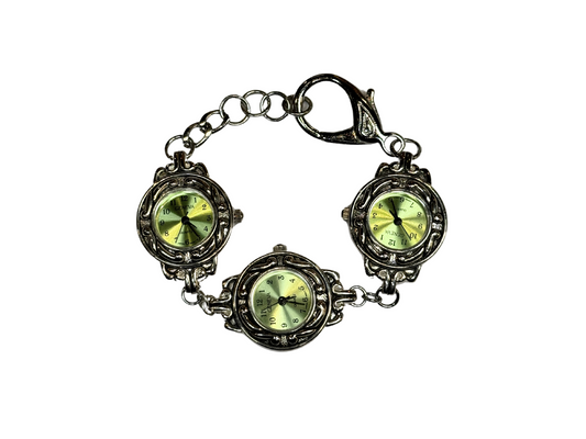 Vintage Green Watch Bracelet