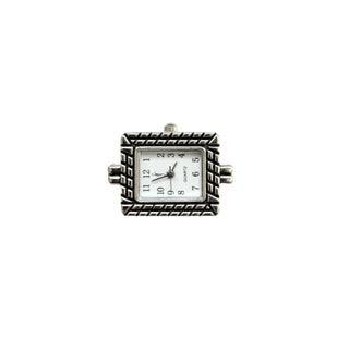 Silver White Rectangle
