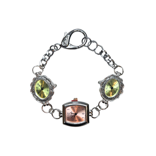 Wicked Silver Watch Bracelet