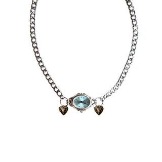 Silver-Blue-Face-Oval-Greek-Swirl