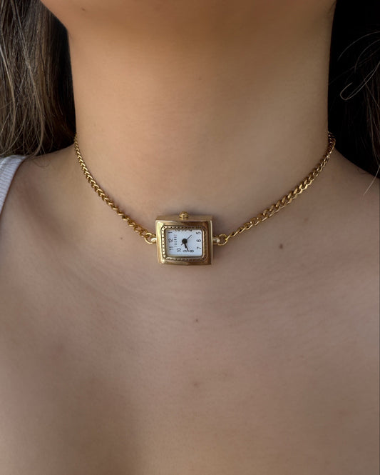 Customize a Watch Choker Necklace