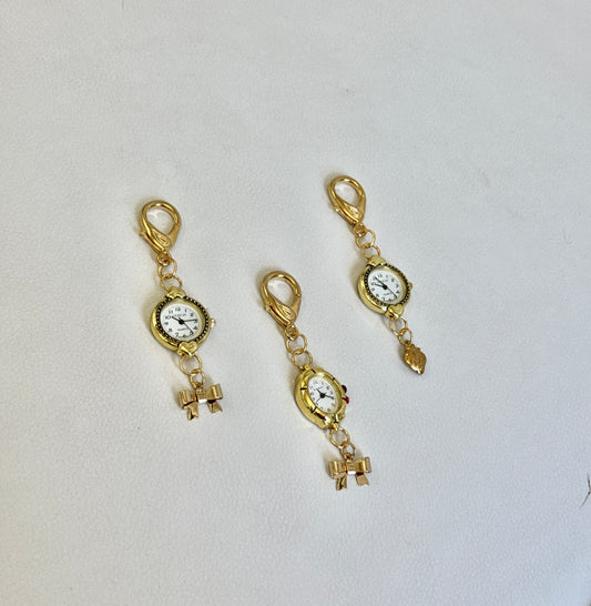 Gold Bag Charm Set