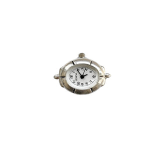 Silver Oval Puffy Ridge