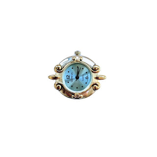Mixed Metal Blue Round