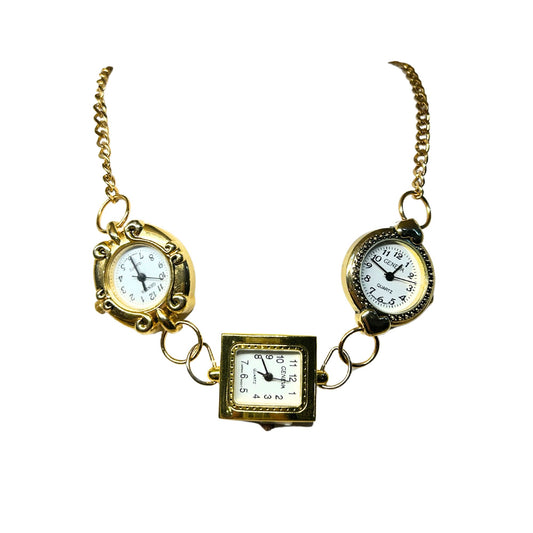 Multi Gold Choker Necklace