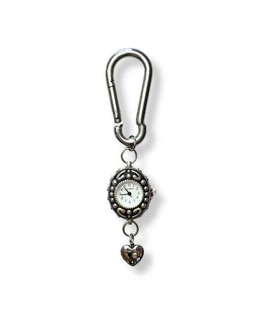 Silver Antique Style Bag Charm